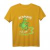 Kinder Geburtstagsshirt 3 Jahre Junge Dino - Achtung ich bin schon 3, Lustiges Dinosaurier T-Shirt für Kindergeburtstag & Geschenk