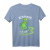 Kinder Geburtstagsshirt 3 Jahre Junge Dino - Achtung ich bin schon 3, Lustiges Dinosaurier T-Shirt für Kindergeburtstag & Geschenk