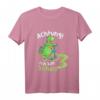 Kinder Geburtstagsshirt 3 Jahre Junge Dino - Achtung ich bin schon 3, Lustiges Dinosaurier T-Shirt für Kindergeburtstag & Geschenk