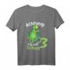 Kinder Geburtstagsshirt 3 Jahre Junge Dino - Achtung ich bin schon 3, Lustiges Dinosaurier T-Shirt für Kindergeburtstag & Geschenk