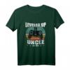 Lustiges Ich Werde Onkel Geschenk - Leveled Up To Uncle 2021 T-Shirt für Babyparty & Schwangerschaftsankündigung