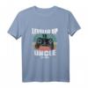 Lustiges Ich Werde Onkel Geschenk - Leveled Up To Uncle 2021 T-Shirt für Babyparty & Schwangerschaftsankündigung