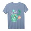 Kinder Dino T-Shirt für 3 Jahre alt – Niedliches Dinosaurier Outfit mit Triceratops & T-Rex für Geburtstagsfeier & Party
