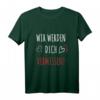 Verabschiedung Spruch T-Shirt - Wir werden dich vermissen | Ideales Geschenk für Abschied, Auswanderung, Schulwechsel oder Ruhestand