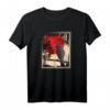 Gothic Red Moon Black Crow T-Shirt – Dunkles Tiermotiv für Gothic Fans mit Raben und Krähen