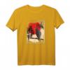Gothic Red Moon Black Crow T-Shirt – Dunkles Tiermotiv für Gothic Fans mit Raben und Krähen