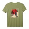Gothic Red Moon Black Crow T-Shirt – Dunkles Tiermotiv für Gothic Fans mit Raben und Krähen