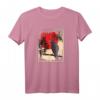 Gothic Red Moon Black Crow T-Shirt – Dunkles Tiermotiv für Gothic Fans mit Raben und Krähen