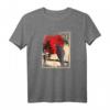 Gothic Red Moon Black Crow T-Shirt – Dunkles Tiermotiv für Gothic Fans mit Raben und Krähen