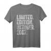 17. Geburtstag Junge Limitierte Edition Oktober 2007 T-Shirt – Lustiges Geschenk & Geburtstagsdeko für Teenager