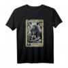 The Death Tarot-Tapisserie La Mort Tarotkarte - Spooky Okkultes T-Shirt für Satanisten, Hexen und Lucifer-Fans