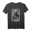 The Death Tarot-Tapisserie La Mort Tarotkarte - Spooky Okkultes T-Shirt für Satanisten, Hexen und Lucifer-Fans