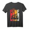 Kinder 5. Geburtstag Retro Feuerwehr T-Shirt für Jungen – Feuerwehrauto Motiv, ideales Geschenk zum 5. Geburtstag für kleine Feuerwehrfans