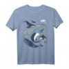 Arten von Walen Save the Ocean Mammals Animal Species Guide T-Shirt – Bewusstseinsförderndes Meeresschutz-Shirt für Biologen & Tierliebhaber