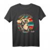 Retro Französische Bulldogge T-Shirt Damen & Herren – Lustiges Hundemotiv als Geschenk für Geburtstags- und Weihnachtsfeiern