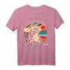 Retro Französische Bulldogge T-Shirt Damen & Herren – Lustiges Hundemotiv als Geschenk für Geburtstags- und Weihnachtsfeiern