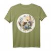 Cottagecore Botanic Wildflower Bumblebee Aquarell T-Shirt – Niedliches Blumen- und Hummel-Design für Mädchen und Naturliebhaber