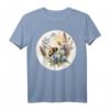 Cottagecore Botanic Wildflower Bumblebee Aquarell T-Shirt – Niedliches Blumen- und Hummel-Design für Mädchen und Naturliebhaber