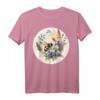 Cottagecore Botanic Wildflower Bumblebee Aquarell T-Shirt – Niedliches Blumen- und Hummel-Design für Mädchen und Naturliebhaber