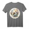 Cottagecore Botanic Wildflower Bumblebee Aquarell T-Shirt – Niedliches Blumen- und Hummel-Design für Mädchen und Naturliebhaber