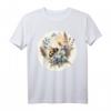 Cottagecore Botanic Wildflower Bumblebee Aquarell T-Shirt – Niedliches Blumen- und Hummel-Design für Mädchen und Naturliebhaber