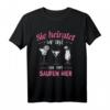 Lustiges JGA T-Shirt für Frauen - Braut und Mädels feiern den letzten Abend vor der Hochzeit