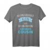 Ich bin vielleicht klein aber ich bin bald ein großer Cousin T-Shirt – Lustiges Geschenk für Kinder und Familienfeste