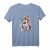 Vintage 1940er Pin-Up Girl Sexy Classic Retro American Art T-Shirt – Perfektes Geschenk für Militärveteranen, Geschichts- und Retro-Fans