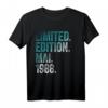 36. Geburtstag Mann - Limited Edition Mai 1988 T-Shirt, lustiges Geschenk und Deko für Männer zum 36. Geburtstag