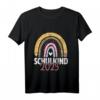 Kinder Endlich Schulkind 2023 T-Shirt mit Regenbogen – Lustiges Einschulungsgeschenk für Mädchen und Jungen zum Schulbeginn