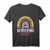 Kinder Endlich Schulkind 2023 T-Shirt mit Regenbogen – Lustiges Einschulungsgeschenk für Mädchen und Jungen zum Schulbeginn