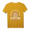 Kinder Endlich Schulkind 2023 T-Shirt mit Regenbogen – Lustiges Einschulungsgeschenk für Mädchen und Jungen zum Schulbeginn