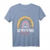 Kinder Endlich Schulkind 2023 T-Shirt mit Regenbogen – Lustiges Einschulungsgeschenk für Mädchen und Jungen zum Schulbeginn