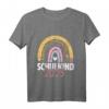 Kinder Endlich Schulkind 2023 T-Shirt mit Regenbogen – Lustiges Einschulungsgeschenk für Mädchen und Jungen zum Schulbeginn