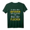 Ich werde nicht aufgeben aber die ganze Zeit fluchen T-Shirt – Lustiges Lauf- und Marathon-Outfit für Läufer und Hindernisläufer