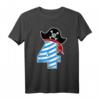 Pirat 4 Jahre Geburtstag T-Shirt für Kinder – Lustiges Geschenk für Jungs und Mädchen, Jahrgang 2017, ideal für Kindergeburtstag & Party
