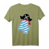 Pirat 4 Jahre Geburtstag T-Shirt für Kinder – Lustiges Geschenk für Jungs und Mädchen, Jahrgang 2017, ideal für Kindergeburtstag & Party