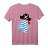 Pirat 4 Jahre Geburtstag T-Shirt für Kinder – Lustiges Geschenk für Jungs und Mädchen, Jahrgang 2017, ideal für Kindergeburtstag & Party