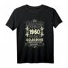 Lustiges 60. Geburtstag T-Shirt für Männer und Frauen - Jahrgang 1961 Geschenkidee für die Party & Feier