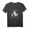 Ich werde Große Cousine T-Shirt mit Einhorn Motiv – Perfektes Geschenk zur Geburt, Baby-Party und Baby-Shower für werdende Cousinen