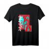 HapMonkey Shippuden Itachi T-Shirt in Blau und Rot - Lizenzierte Naruto Fan Kleidung für Anime-Liebhaber