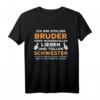 Stolzer Bruder einer wundervollen Schwester Geschenkidee T-Shirt – Lustiges Geschenk für Bruder, Halbbruder & Stiefbruder, perfekt für Weihnachten & Geburtstage