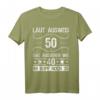 Lustiges 50. Geburtstag T-Shirt für Mann & Frau - Retro Geschenkidee für Junggebliebene & Humorvolle Geburtstagsfeier