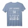 Lustiges 50. Geburtstag T-Shirt für Mann & Frau - Retro Geschenkidee für Junggebliebene & Humorvolle Geburtstagsfeier