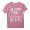 Lustiges 50. Geburtstag T-Shirt für Mann & Frau - Retro Geschenkidee für Junggebliebene & Humorvolle Geburtstagsfeier