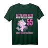 Bitte kein Neid gut aussehe 55 Jahre Einhorn T-Shirt - Lustiges Geburtstagsgeschenk für 55-Jährige Frauen & Männer