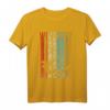 Retro Stripes Windsurf Geschenk - Vintage Windsurfer Silhouette T-Shirt für Wassersportfans