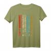 Retro Stripes Windsurf Geschenk - Vintage Windsurfer Silhouette T-Shirt für Wassersportfans