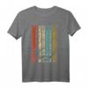 Retro Stripes Windsurf Geschenk - Vintage Windsurfer Silhouette T-Shirt für Wassersportfans