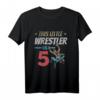 Kinder Dieses kleine Wrestler ist 5 - Wrestling Geburtstag T-Shirt für Jungen zum 5. Geburtstag, perfekt für kleine Wrestler & Wrestling-Fans